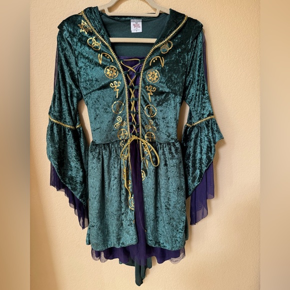 Disney Other - Disney Spirit Halloween Hocus Pocus Winifred Sanderson Size Tween Medium EUC